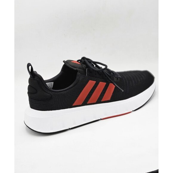 Adidas Swift Run 23 Running Shoes Mesh Black Red Mens NIB (IG4706) main image 4